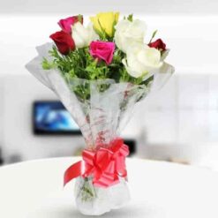 Rose Bouquet featuring a beautiful arrangement of fresh, vibrant roses, ideal for celebrations, gifts, or expressing affection and love.