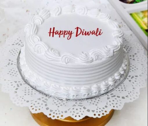 Diwali Celebration Cake with vibrant decorations and festive designs, featuring delicious layers to enhance your Diwali festivities and celebrations.