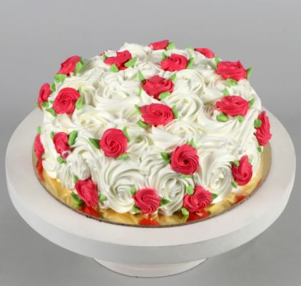 Red Velvet Cake | 10 Roses Combo