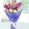 Beautiful Roses with Orchids Bouquet featuring a stunning arrangement of fresh roses and elegant orchids, ideal for a perfect gift or special occasion.