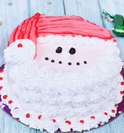 Santa Designer Cake with festive layers and a charming Santa design, ideal for adding holiday cheer to your celebrations.