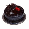 Luxury Truffle Cake with rich, decadent layers and smooth truffle filling, elegantly decorated for a sophisticated and indulgent dessert experience.