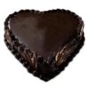 Truffly Heart Cake featuring a decadent chocolate cake with a rich truffle filling and a heart-shaped design, ideal for special occasions.