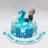 Designer Baby Boss Cake with a stylish Baby Boss design, ideal for adding flair and fun to birthdays and special events.