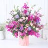 Blushing Carnation Ensemble – Elegant Arrangement of Soft Pink Carnations for a Graceful and Charming Gift