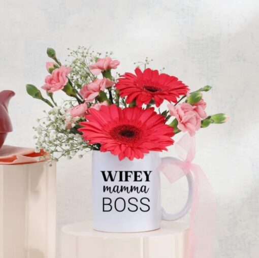 Cozy Mugful of Blossoms – Charming Mug with Floral Design and Hidden Blooms for a Warm and Thoughtful Gift