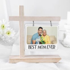 Customized Super Mom Frame – a personalized photo frame designed to honor and celebrate the love and strength of mothers.