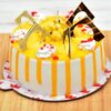 Delectable Mango Flavored Cake with rich mango taste and creamy texture, ideal for tropical-themed parties and special occasions.