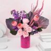 Graceful Blossom Ensemble – Elegant Flower Arrangement Featuring a Variety of Blooms for a Beautiful and Refined Gift