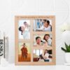 Gratitude Collage Frame for Mom displaying multiple photos and messages of appreciation, perfect for celebrating special moments and memories together.