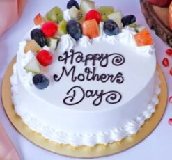 Healthy Fruit Cake for Mom with nutritious ingredients and delicious flavors, ideal for celebrating her special day with a wholesome treat.