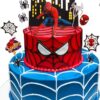 Designer Spiderman Cake featuring a detailed Spiderman design, ideal for superhero fans celebrating birthdays or special occasions.