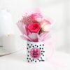 Charming mug filled with vibrant flowers, designed as a unique and thoughtful gift for Mom, perfect for brightening her day.