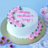 Mother's Day Rose Decorated Cake with beautiful rose designs and delicious flavors, ideal for making her special day extra memorable.