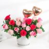 Mother's Day Rose Radiance Bouquet – Radiant Arrangement of Roses to Celebrate and Honor Mom with Vibrant Colors and Elegance