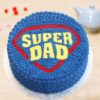 My Super Dad Cake with personalized design and decorations, perfect for celebrating Father's Day or honoring a special dad.