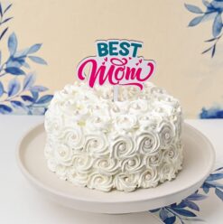 Pearl Cream Black Forest Cake with rich black forest layers and creamy pearl accents, ideal for a luxurious Mother's Day dessert.