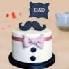 Best Cake For Dad with a personalized design, ideal for celebrating and honoring your dad with a delicious and memorable dessert.