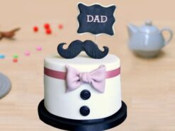 Best Cake For Dad with a personalized design, ideal for celebrating and honoring your dad with a delicious and memorable dessert.