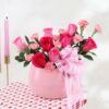 Pink Blooms Of Love – Beautiful Arrangement of Pink Flowers to Express Affection and Love