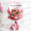 Pink Carnation Blessing for Mom – Elegant Arrangement of Pink Carnations to Express Love and Appreciation