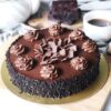 Truffle Delight Cake with layers of rich chocolate and creamy truffles, offering an indulgent and luxurious dessert experience.