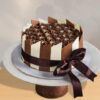 Delicious Yummy Chocolate Cake with rich chocolate layers and decadent frosting, ideal for a sweet and indulgent dessert experience.