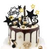 Guitar Design Oreo Chocolate Cake with rich chocolate layers and Oreo cookie accents, featuring a creative guitar design ideal for music-themed celebrations.