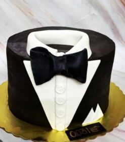 Elegant Gentleman Special Designer Cake with refined details and stylish decorations, ideal for celebrating milestones and special occasions.