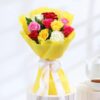 Vibrant bouquet featuring a blend of bright flowers that radiate warmth and happiness, perfect for uplifting any occasion.