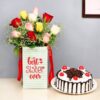 Black Forest Combo with a rich Black Forest cake and complementary treats, ideal for adding a sweet touch to any celebration.