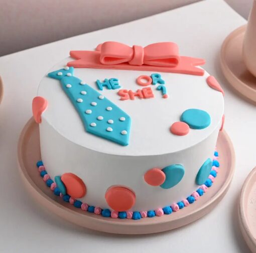 Delightful Baby Shower Surprise Cake with charming decorations and pastel colors, perfect for celebrating a special baby shower occasion.