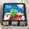 Christmas Cheer Memory Cake featuring festive decorations and flavors, perfect for celebrating holiday cheer and creating lasting memories.