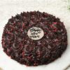 Velvety Chocolate New Year Cake with rich chocolate layers, perfect for celebrating New Year’s Eve in indulgent style.