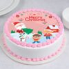 Festive Christmas Cake decorated with holiday-themed elements, ideal for Christmas parties and joyful holiday gatherings.