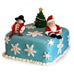 Christmas Joy Bliss Cake, decorated with festive accents and filled with rich flavors, spreading joy and holiday cheer to your celebrations.