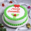 Frosted Christmas Joy Cake with festive frosting and decorations, ideal for holiday gatherings and spreading Christmas cheer.