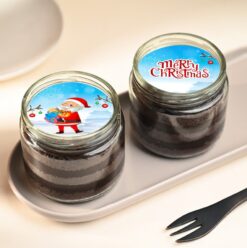 Christmas Twin Treat Jars filled with a variety of festive treats, ideal for spreading holiday joy and creating memorable moments.