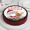 Christmas Enchantment Cake featuring festive decorations and enchanting flavors, ideal for spreading holiday cheer during Christmas celebrations.