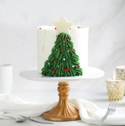 Christmas Tree Magic Cake with festive tree design and rich flavors, ideal for adding a magical touch to holiday celebrations.