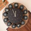 New Year Clock Cake with festive clock design, symbolizing the countdown to midnight, perfect for New Year’s Eve celebrations.