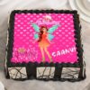 Barbie Rockstar Poster Cake with vibrant designs, edible poster detailing, and a rockstar theme for lively birthday parties and events.