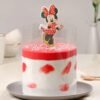 Berry Fun Minnie Pull-Up Cake – a playful cake with fresh berries and Minnie Mouse design, perfect for fun and cheerful celebrations.