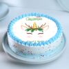 Christmas Cheer Reindeer Cake decorated with charming reindeer designs and festive holiday elements.