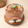 Cuddly Bear Teddy Cake featuring cute bear-shaped designs and fluffy textures, ideal for birthday celebrations and sweet moments.