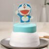 Doraemon Pineapple Pull-Up Cake with a vibrant design featuring pineapple flavors and playful Doraemon theme, perfect for children's celebrations.