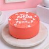 Essence of Women Power Cake - a beautifully designed cake symbolizing strength and elegance, perfect for celebrations and special occasions.