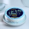 Eternal New Year Bliss Cake – a beautifully crafted cake symbolizing joy and bliss for your New Year celebrations.