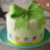 Elegant Bow Delight Cake with a graceful fondant bow and delicate design, perfect for celebrations and adding a touch of sophistication.