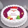 Jingle Bell Christmas Cake featuring festive jingle bells, colorful decorations, and seasonal designs perfect for holiday celebrations.